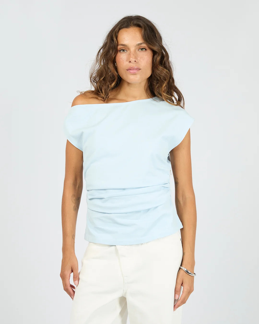 SILENT THEORY Soho Tee - Light Blue