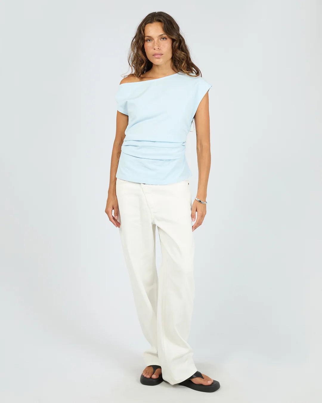 SILENT THEORY Soho Tee - Light Blue