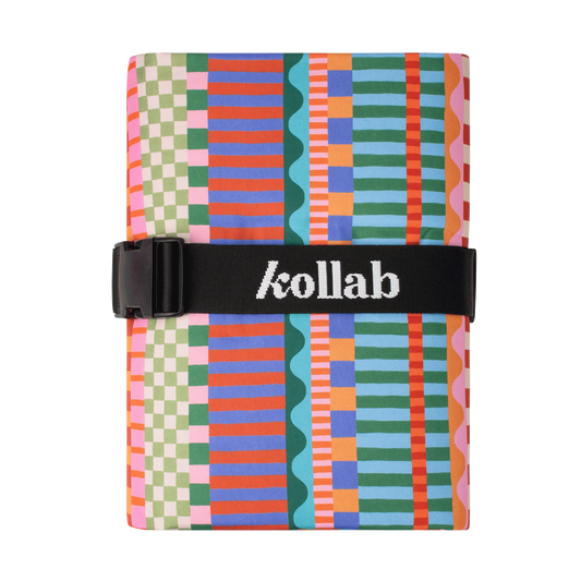 KOLLAB Picnic Mat - Blocks and Stripes