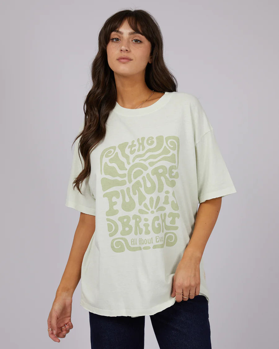ALL ABOUT EVE Future Is Bright Tee - Sage