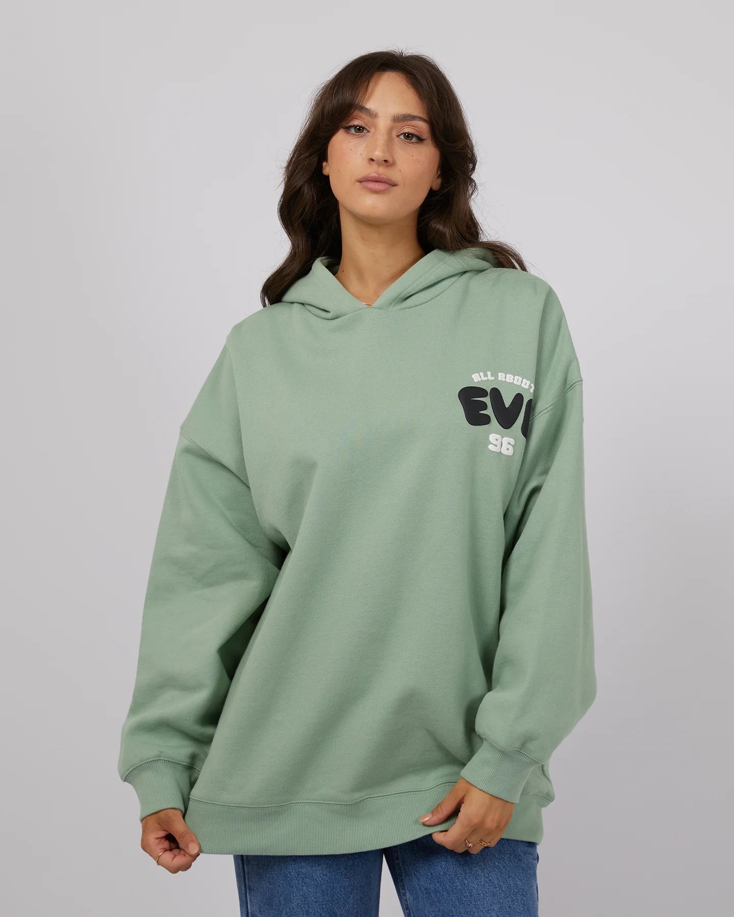 ALL ABOUT EVE Exhale Hoodie - Sage