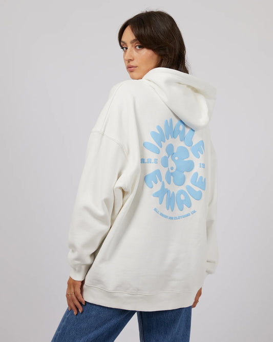 ALL ABOUT EVE Exhale Hoodie - Vintage White