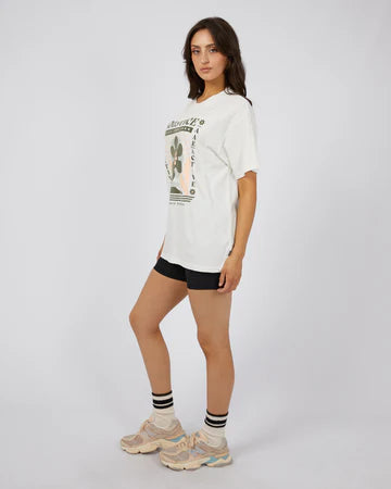 ALL ABOUT EVE Active Solstice Oversized Tee - Vintage White