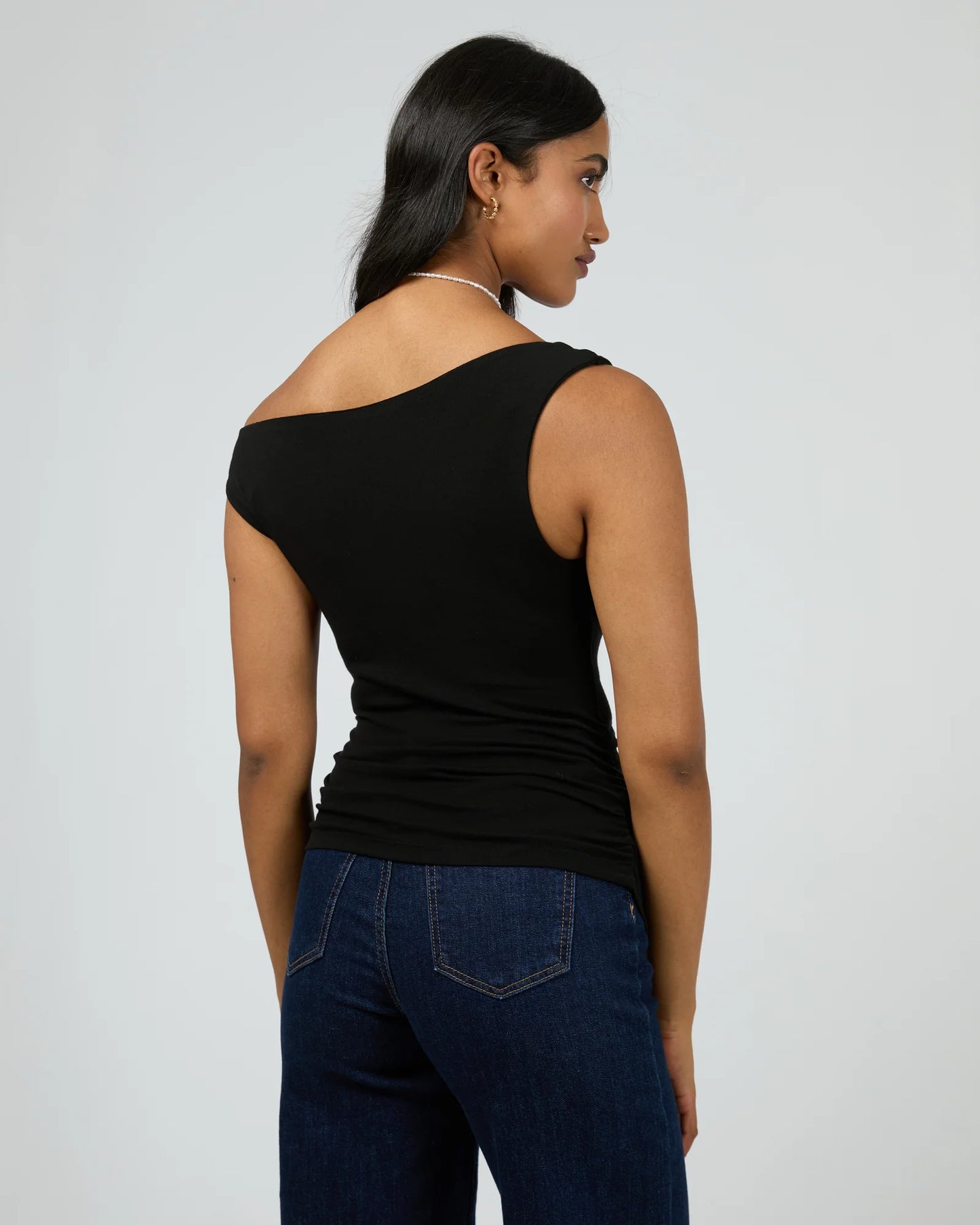 ALL ABOUT EVE Kylie Off Shoulder Top - Black