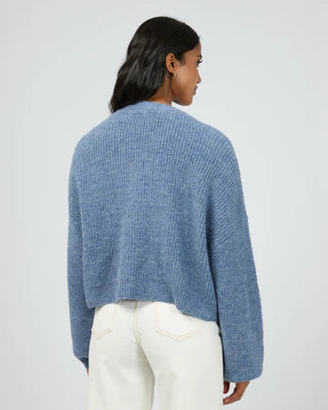 ALL ABOUT EVE Selena Knit Cardi - Blue