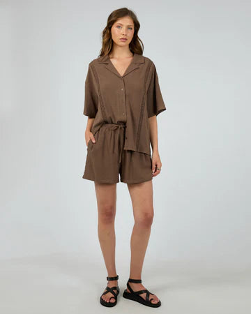 ALL ABOUT EVE Toledo Shirt _ Brown