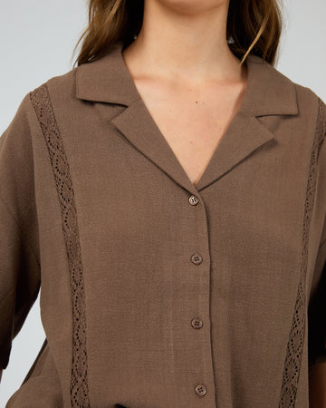 ALL ABOUT EVE Toledo Shirt  - Brown