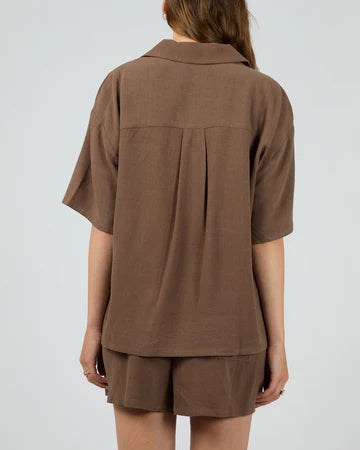 ALL ABOUT EVE Toledo Shirt _ Brown