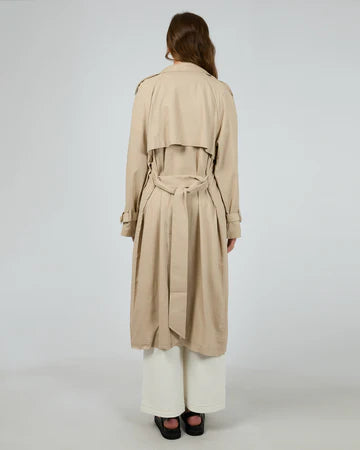 ALL ABOUT EVE Toledo Trench Coat- Bone