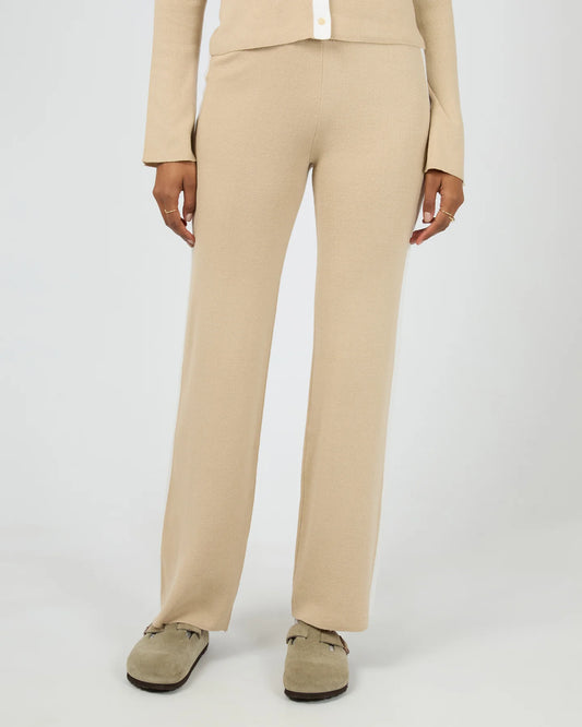 ALL ABOUT EVE - Minnie Knit Pant - Stone