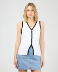 ALL ABOUT EVE Sigrid Top - Vintage White