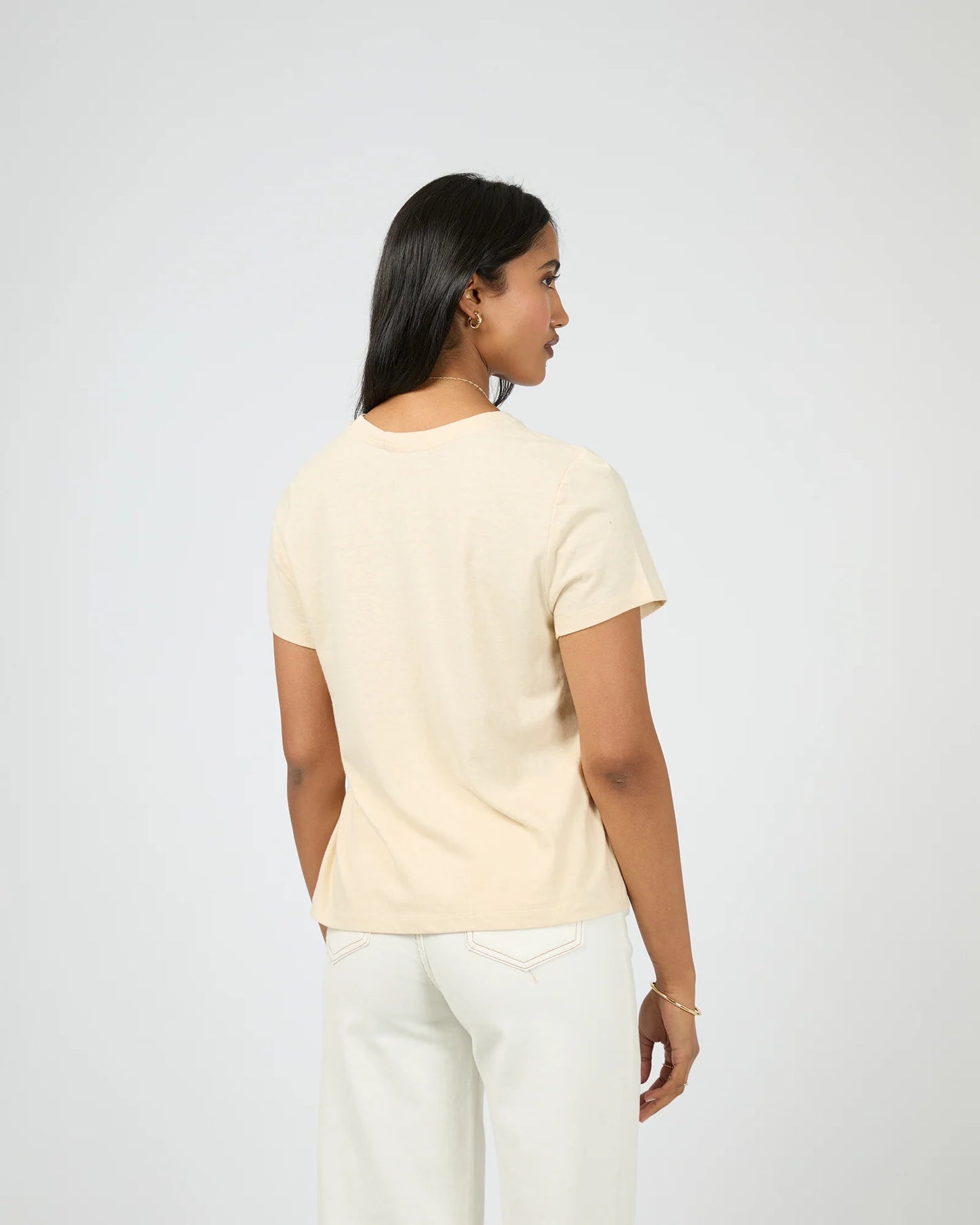 ALL ABOUT EVE Bobbi Regular Tee - Vanilla