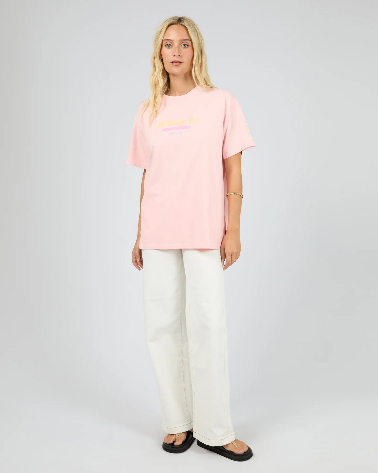 ALL ABOUT EVE Vacation Relaxed Tee - Pink
