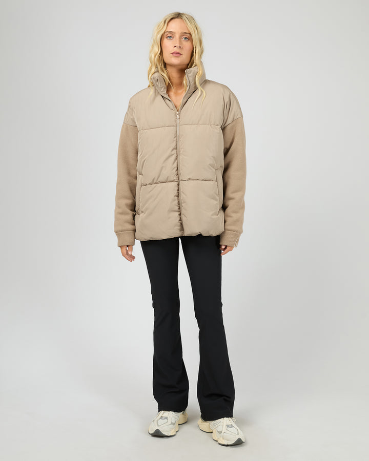 AAE ACTIVE Luxe Knit Puffer - Stone