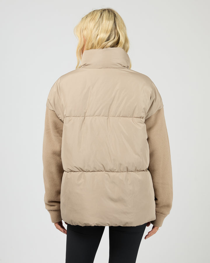 AAE ACTIVE Luxe Knit Puffer - Stone