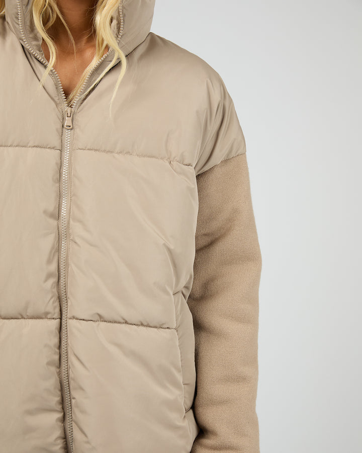AAE ACTIVE Luxe Knit Puffer - Stone