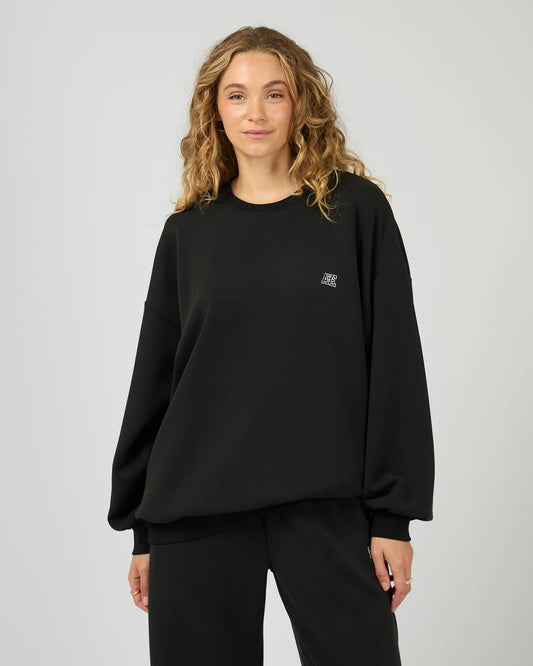 AAE Luxe Active Box Crew - Black