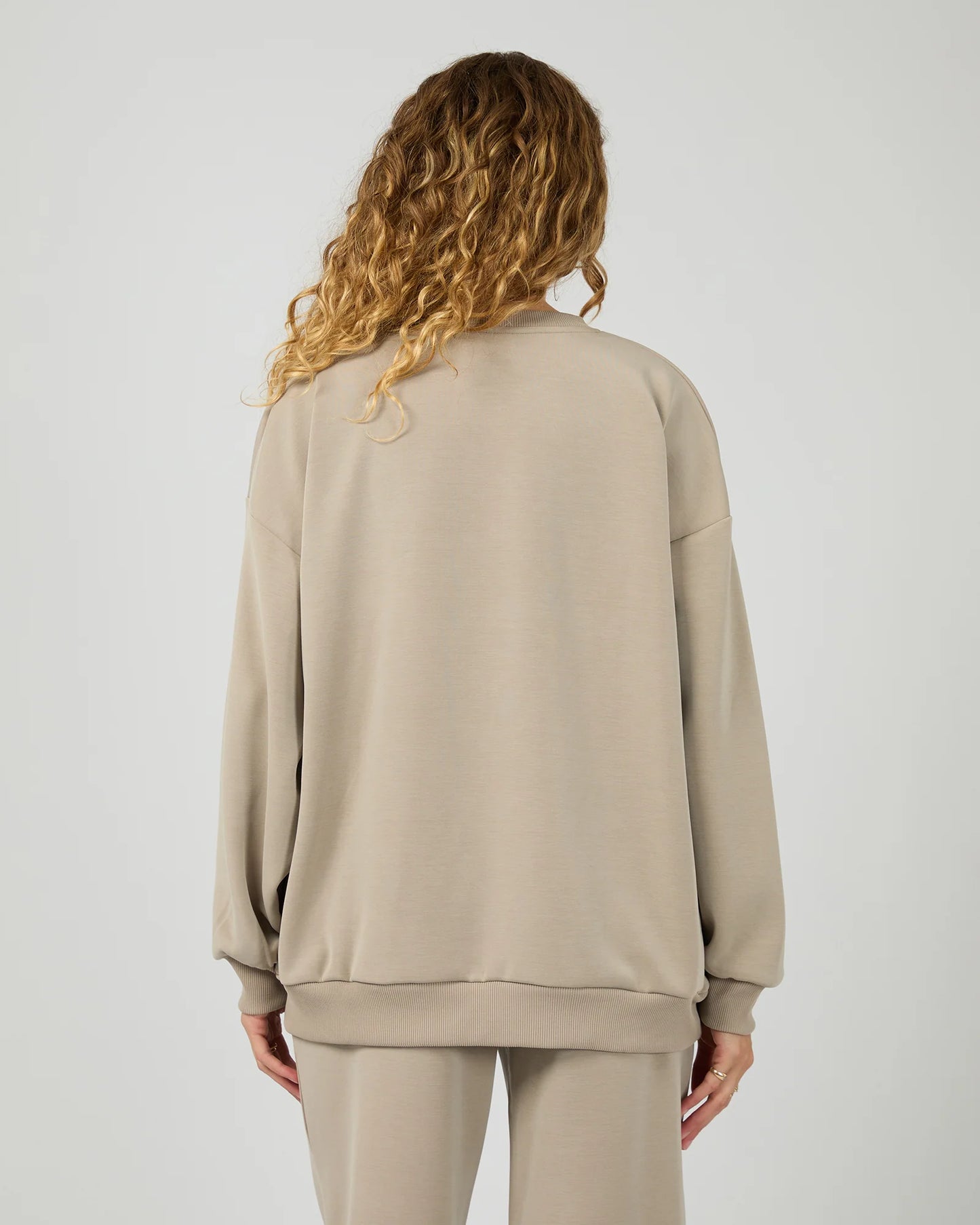AAE Luxe Active Box Crew - Stone