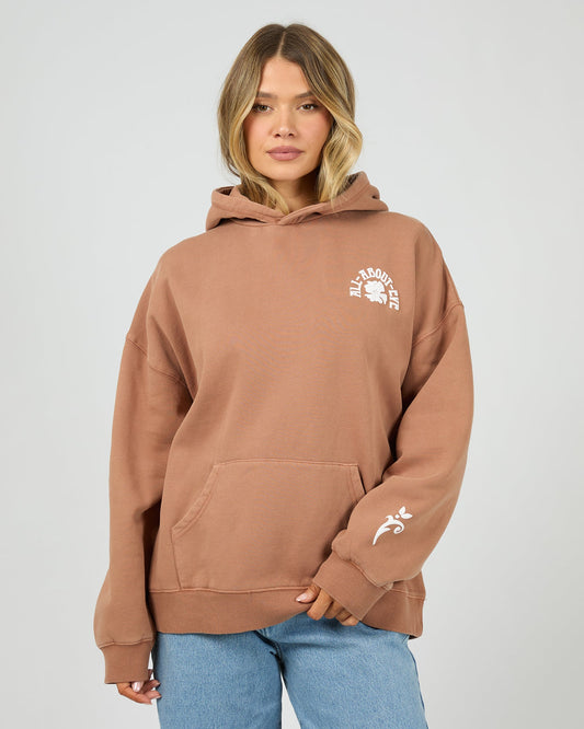 All About Eve Flower Co Relaxed Hoodie - CINNAMON