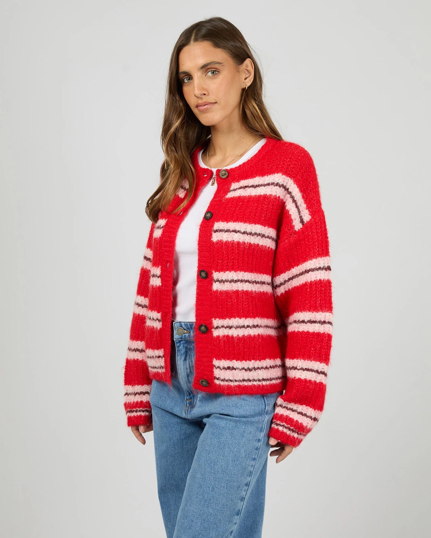 AAE Livia Cardigan Stripe