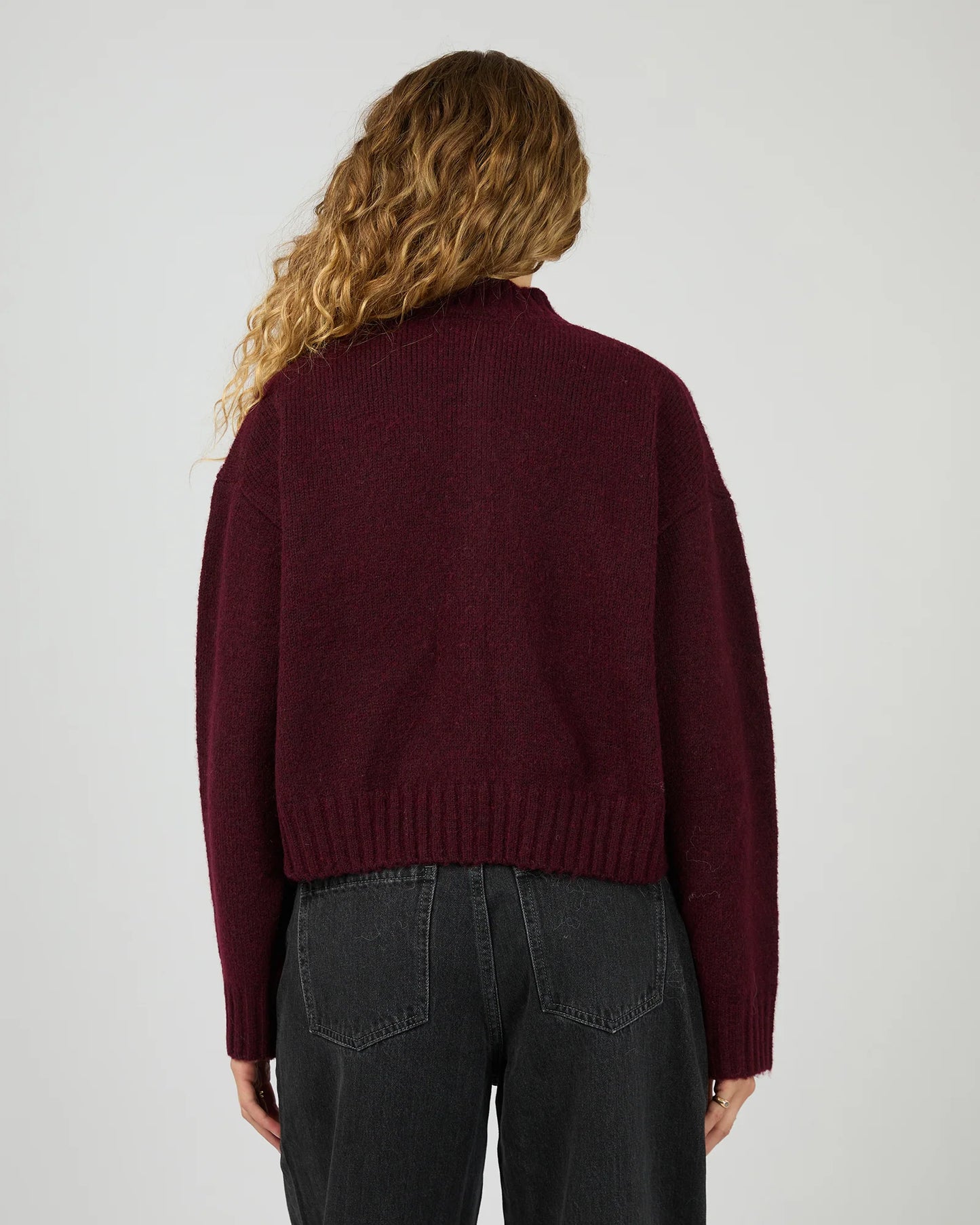 AAE Rosalia Cardigan - Wine