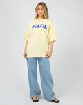 ALL ABOUT EVE Soleil Oversized Tee - Yellow