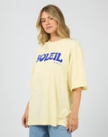 ALL ABOUT EVE Soleil Oversized Tee - Yellow