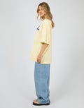 ALL ABOUT EVE Soleil Oversized Tee - Yellow
