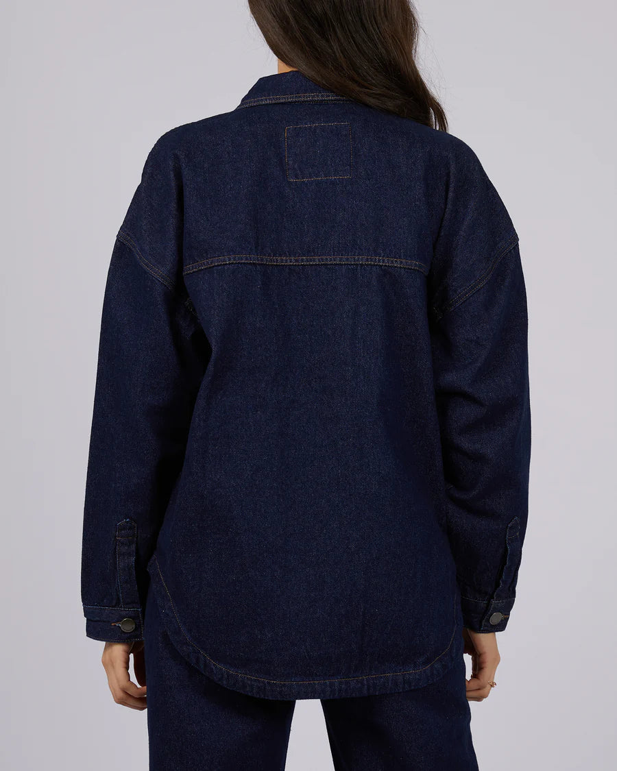 ALL ABOUT EVE Dale Shacket - Organic Blue