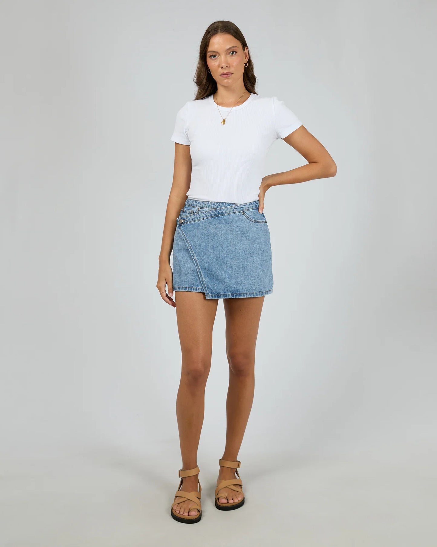 ALL ABOUT EVE Lenni Mini Skort - Light Blue