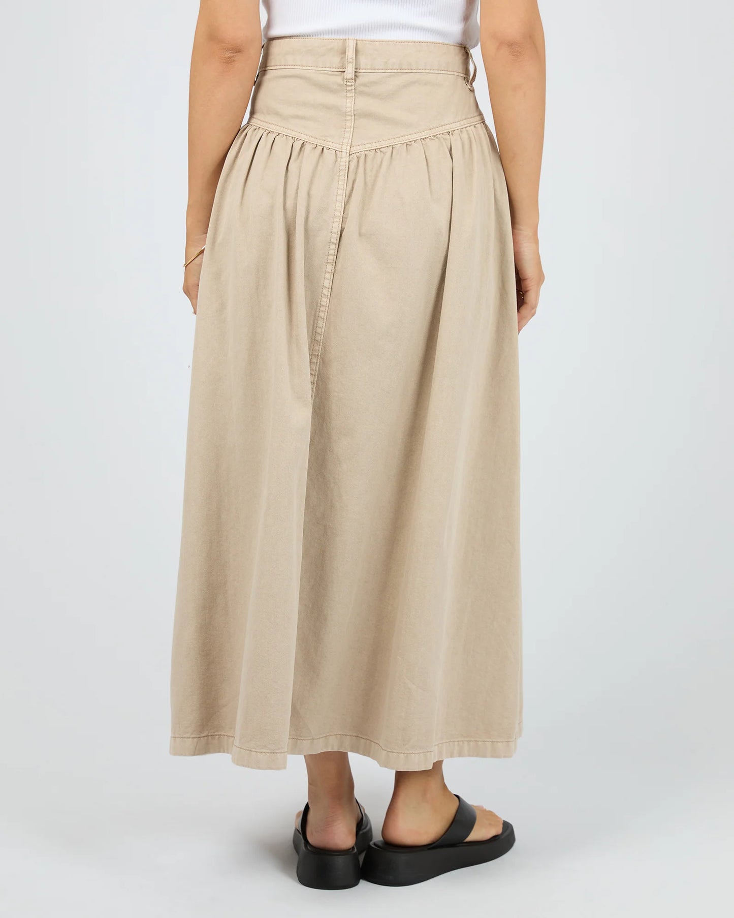 AAE Arlo Maxi Skirt - Beige