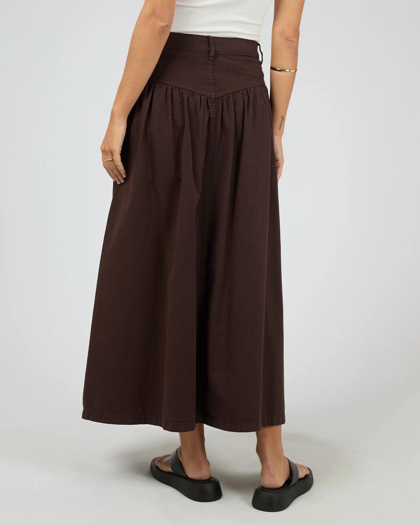 AAE Arlo Maxi Skirt - Brown