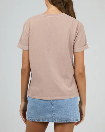 ALL ABOUT EVE WASHED TEE - Fawn