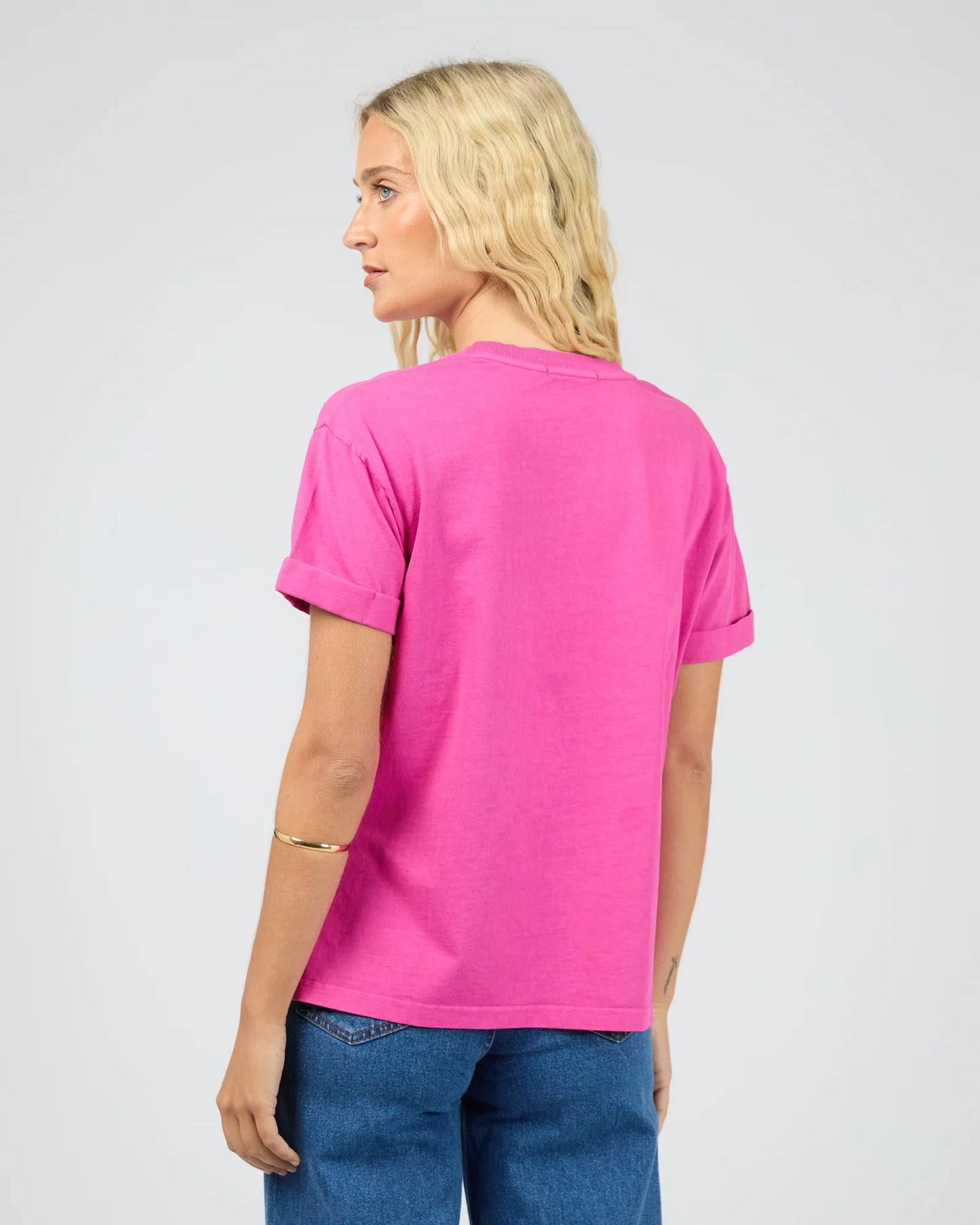 ALL ABOUT EVE Washed Tee - Fuschia