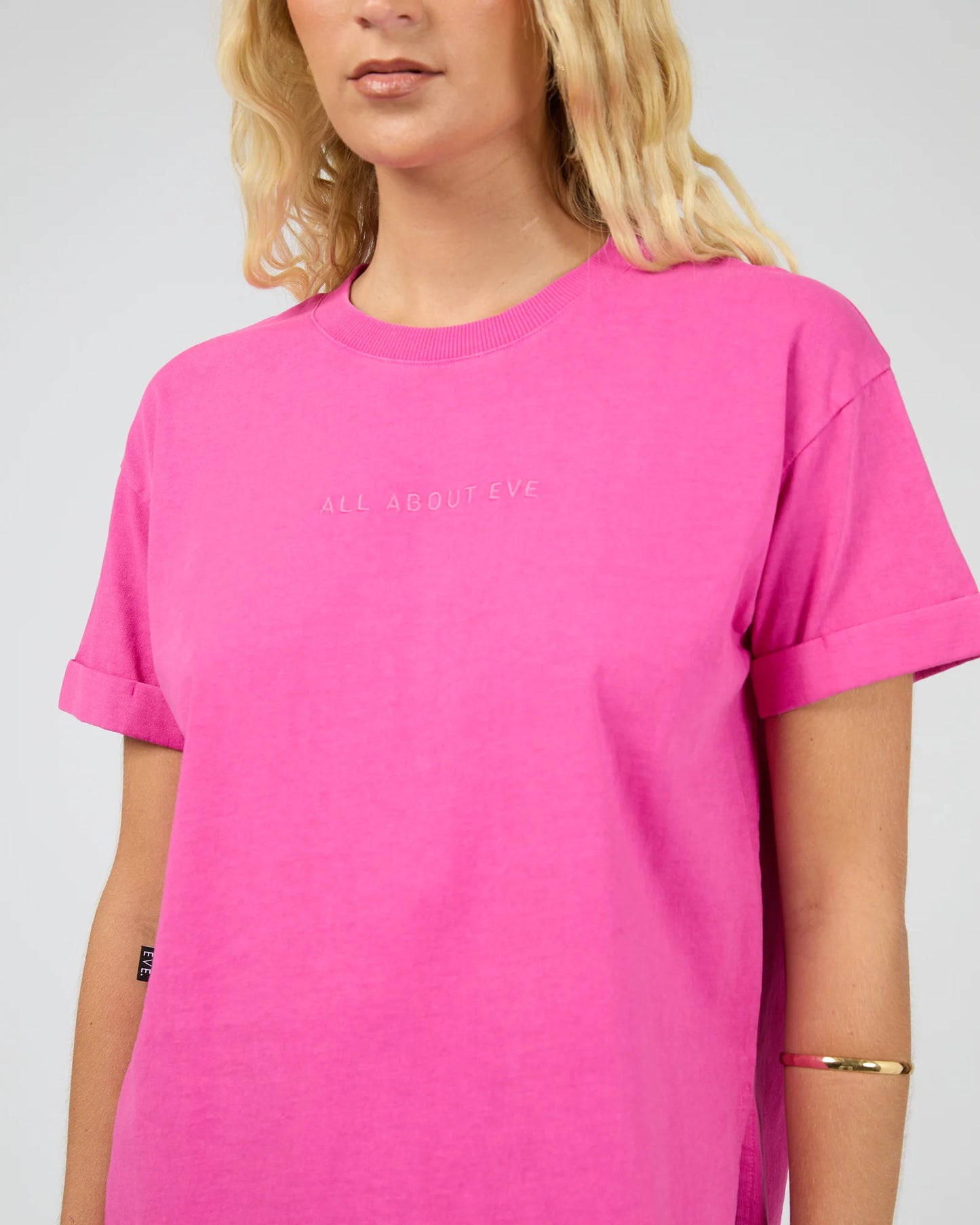 ALL ABOUT EVE Washed Tee - Fuschia