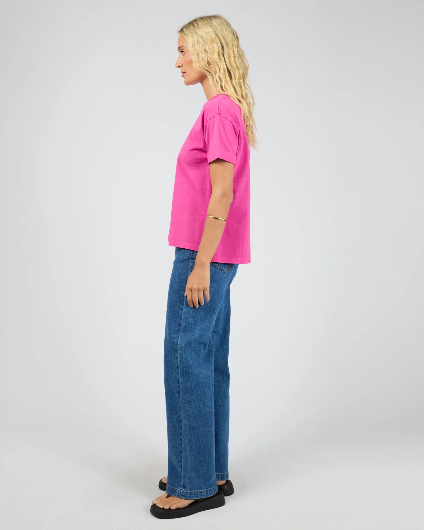 ALL ABOUT EVE Washed Tee - Fuschia
