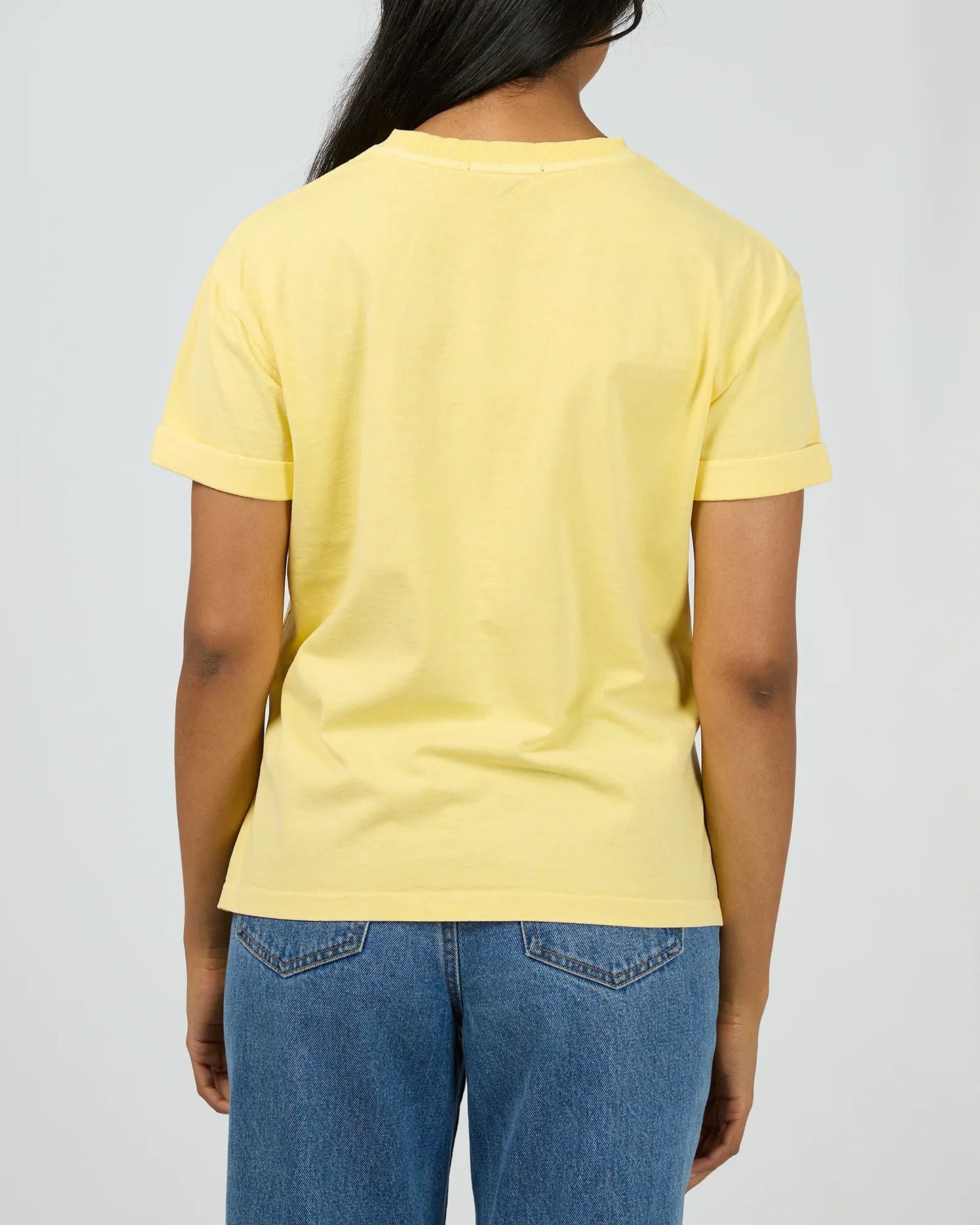 ALL ABOUT EVE Washed Tee - Lemon