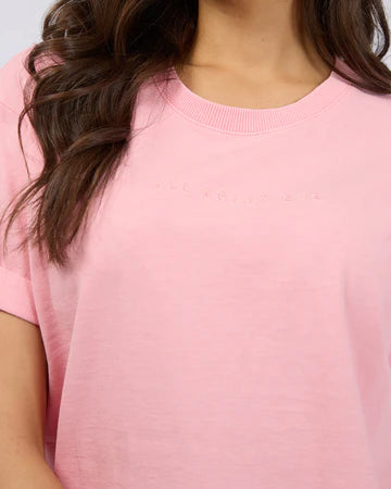 AAE WASHED TEE - Pale Pink