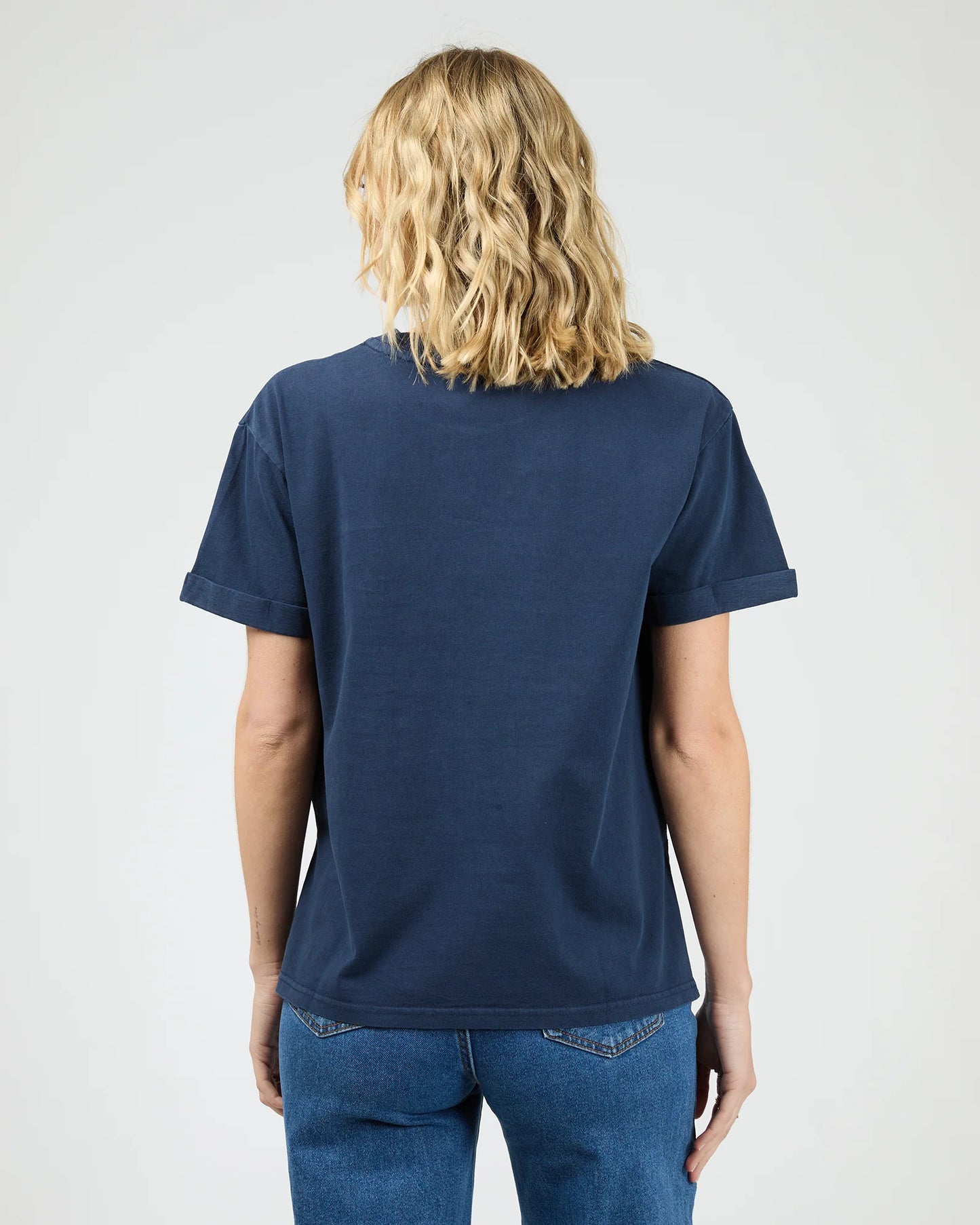 ALL ABOUT EVE Washed Tee - Navy