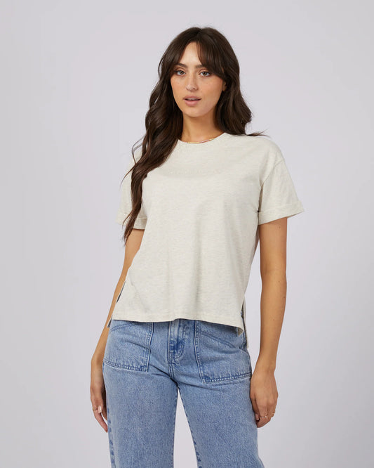ALL ABOUT EVE Washed Tee - Oat