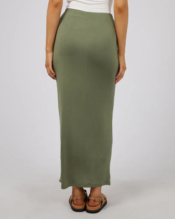 ALL ABOUT EVE - Eve Everyday Maxi Skirt - Khaki