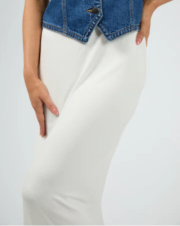 ALL ABOUT EVE - Eve Everyday Maxi Skirt - Vintage White