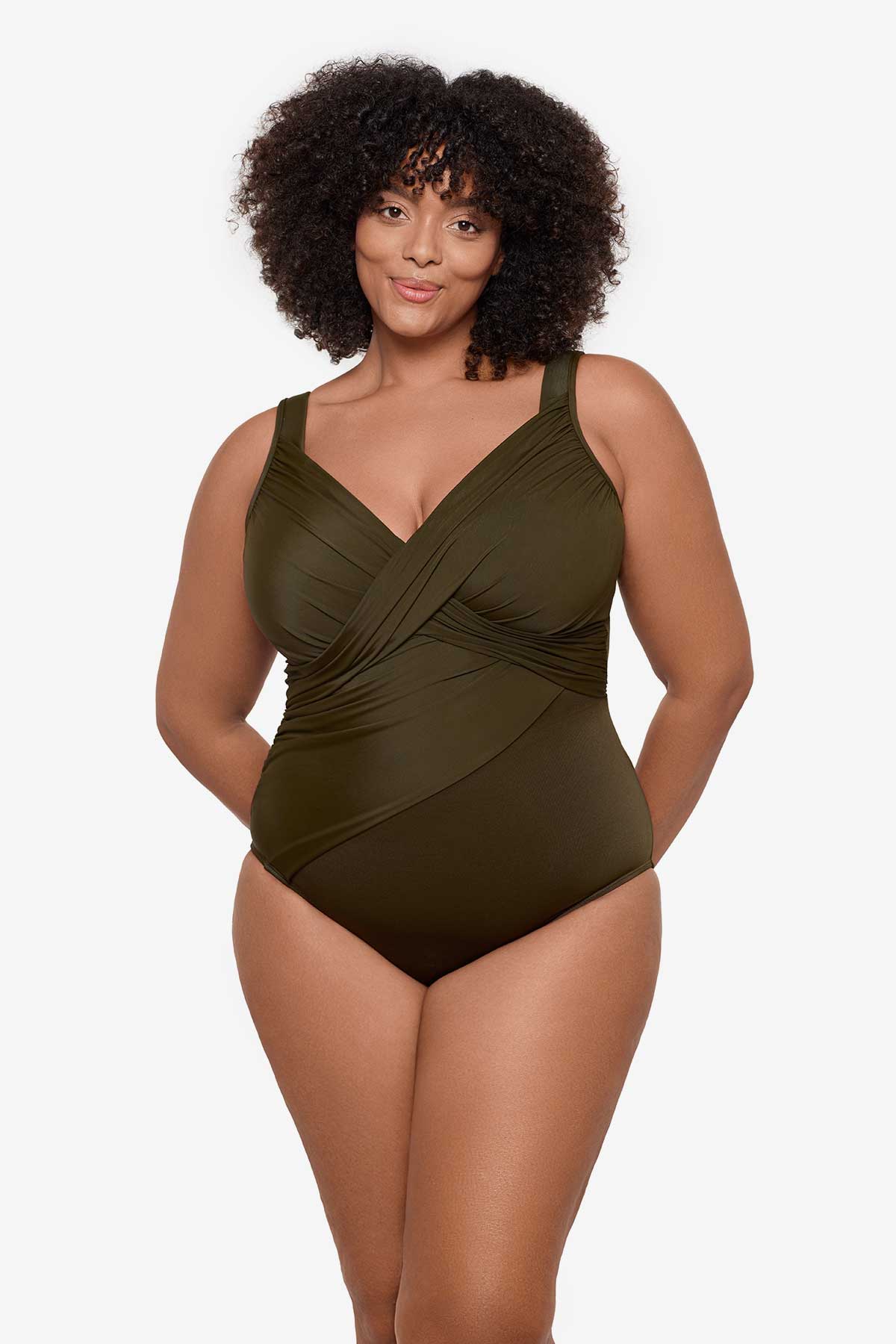 MIRACLESUIT Plus Size Revele One Piece - Nori