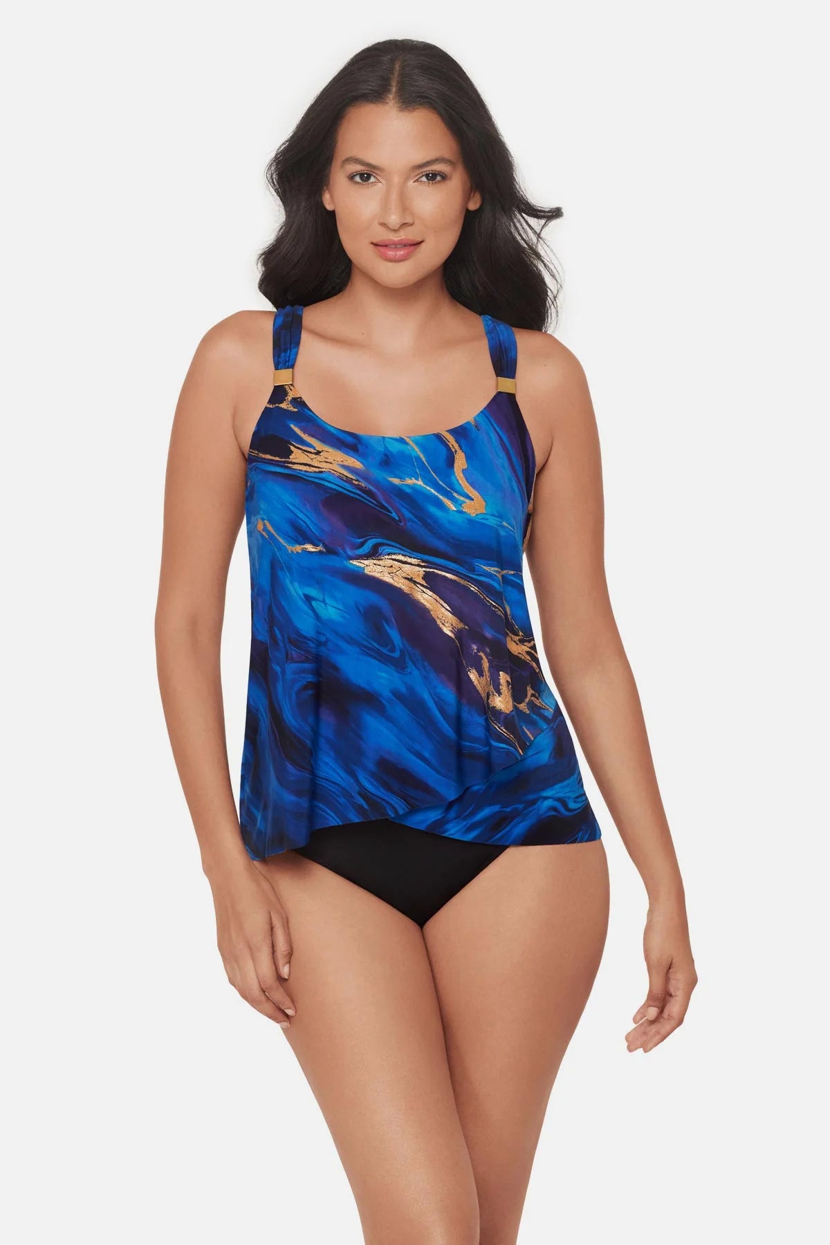MIRACLESUIT Stellar Nova Dazzle Tankini Top - Blue/Multi