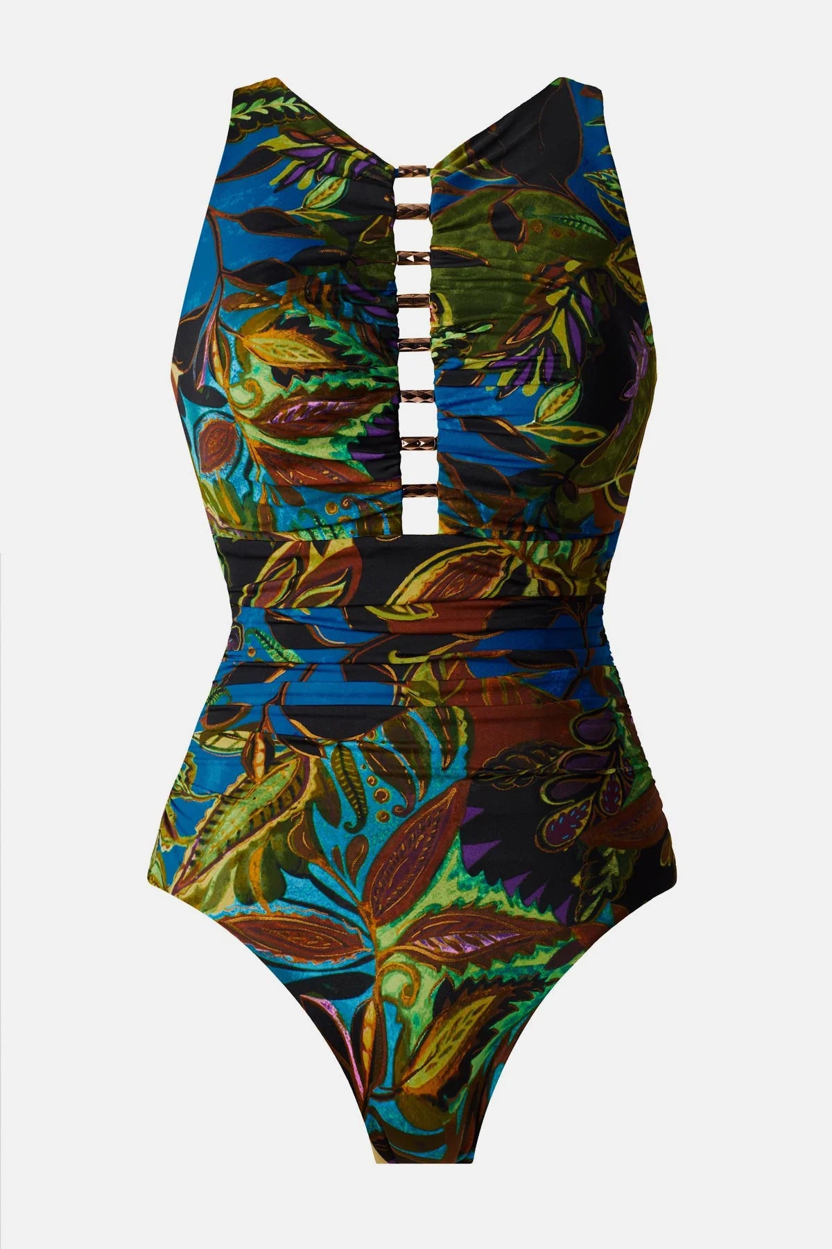 MIRACLESUIT Amazonia Swizzle One Piece - Blue/Multi