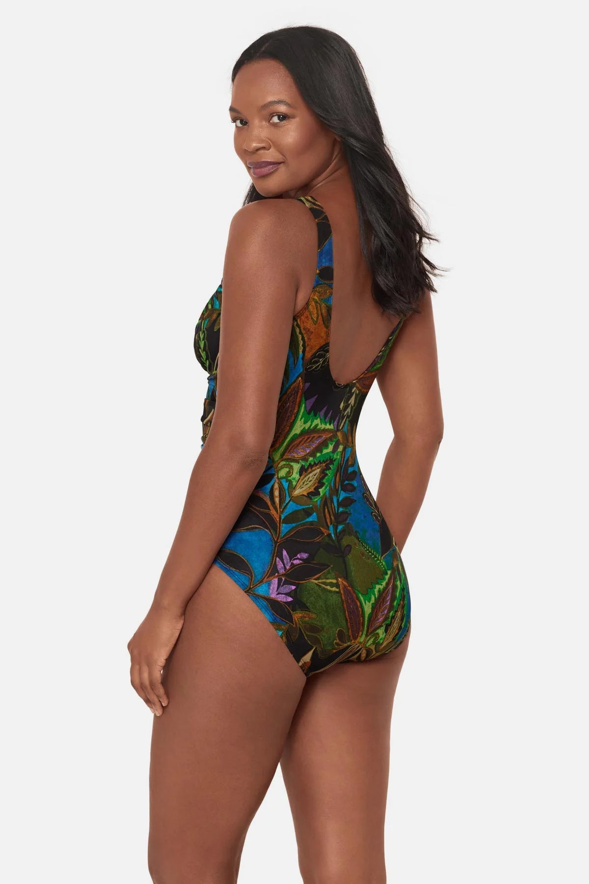MIRACLESUIT Amazonia Swizzle One Piece - Blue/Multi