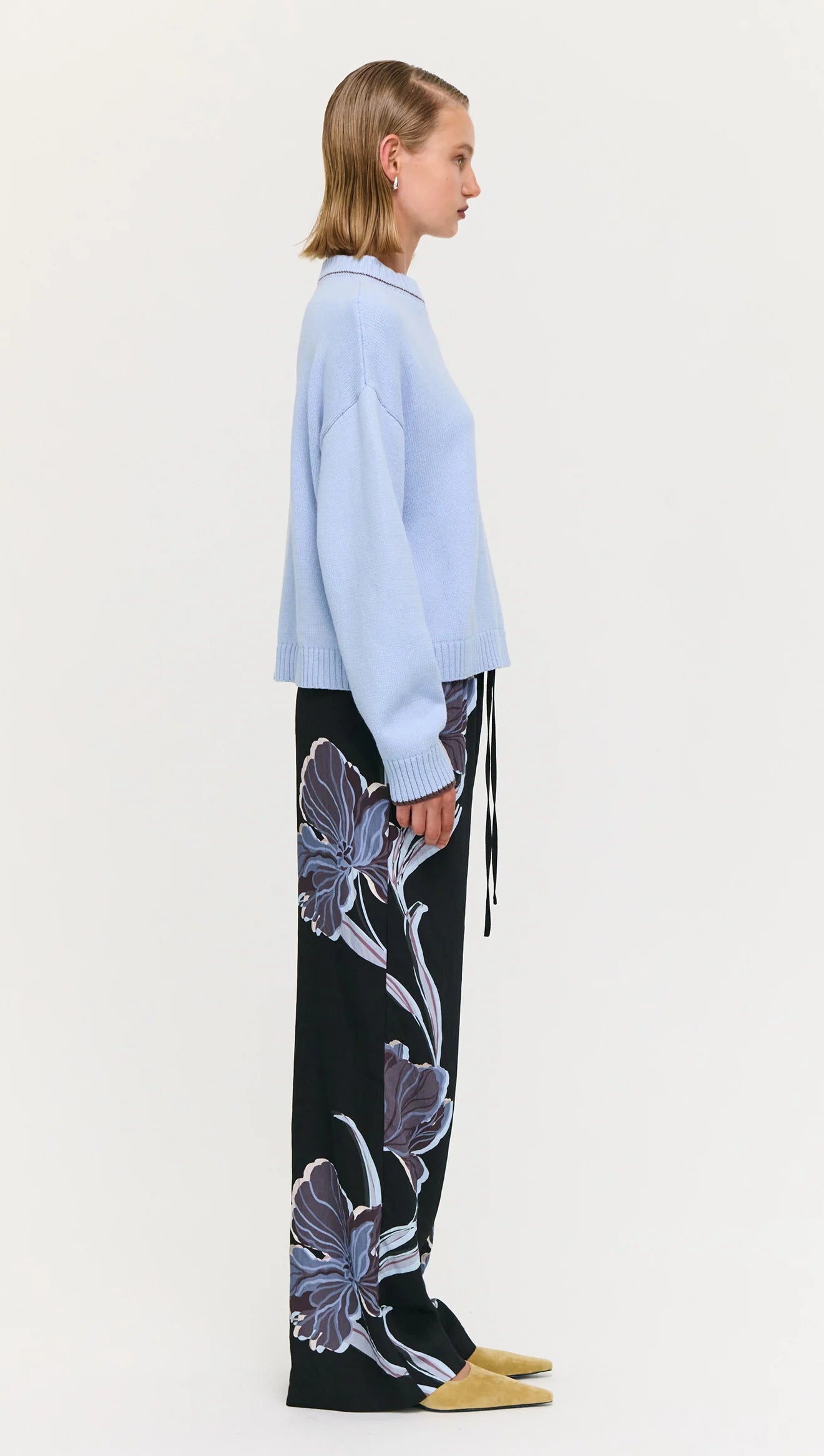 STAPLE THE LABEL Harvey Knit Jumper - Sky Blue
