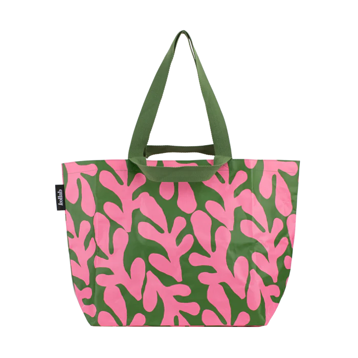 KOLLAB SHOPPER TOTE - Coral Canopy