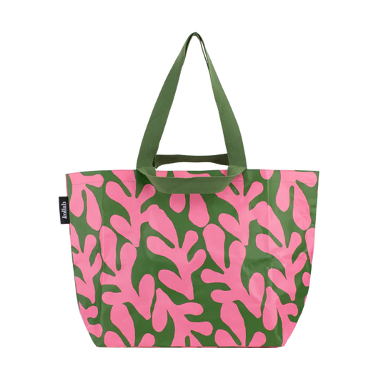 KOLLAB SHOPPER TOTE - Coral Canopy
