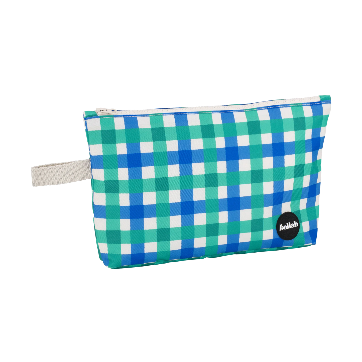 KOLLAB WET BAG - Green Blue Check